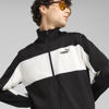 Immagine di PUMA -TUTA COMPLETA NERA E BIANCA FULL ZIP IN ACETATO POLY COLORBLOCK SUIT  DA UOMO, 687304-01
