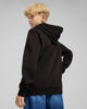 Immagine di PUMA - FELPA JUNIOR ( 7-16 ANNI) NERA CON CAPPUCCIO  ESSENTIAL N. 1 LOGO HD FL, 684908-01