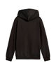 Immagine di PUMA - FELPA JUNIOR ( 7-16 ANNI) NERA CON CAPPUCCIO  ESSENTIAL N. 1 LOGO HD FL, 684908-01