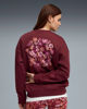 Immagine di PUMA - FELPA GIROCOLLO BORDEAUX  ESSENTIAL NATURE 2.0 OVERSIZED CREW FL DA DONNA, 688078-96
