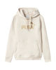 Immagine di PUMA - FELPA  PANNA CON CAPPUCCIO  ESSENTIAL +TEXTURED FOIL BIG LOGO DA DONNA, 692198-87