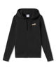 Immagine di PUMA - FELPA CON CAPPUCCIO NERA  FULL ZIP ESSENTIALTEXTURED FOIL - DA DONNA, 692199-01