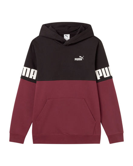Immagine di PUMA - FELPA  NERA  E BORDEAUX CON CAPPUCCIO POWER COLORBLOCK HD FL  DA UOMO, 693579-96