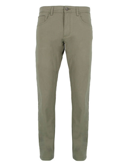 Immagine di YELLOW DOG - Pantalone basic 5 tasche verde militare da uomo in cotone