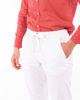 Immagine di YELLOW DOG - Pantalaccio tasca america riga goffrato bianco