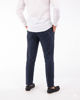 Immagine di YELLOW DOG - Pantalaccio tasca america riga goffrato blu con righe bianche