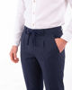 Immagine di YELLOW DOG - Pantalaccio tasca america riga goffrato blu con righe bianche
