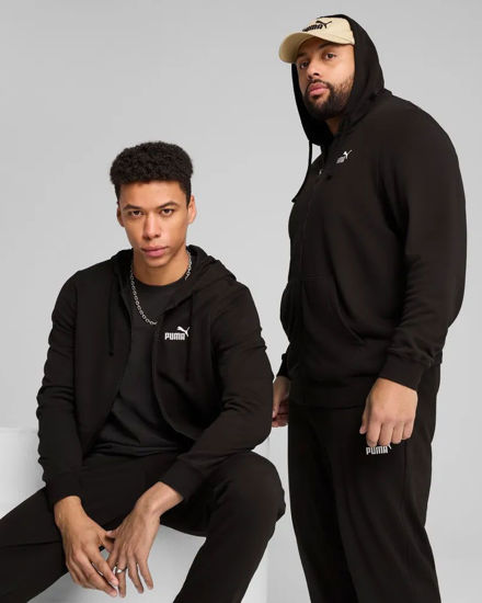 Immagine di PUMA - FELPA CON CAPPUCCIO NERA ESSENTIAL N. 1 LOGO FZ HD - DA UOMO, 682588-01