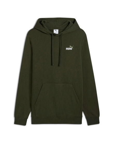 Immagine di PUMA - FELPA  CON CAPPUCCIO VERDE OLIVA ESSENTIAL 2 COLOR SMALL N.1 DA UOMO, 684719-70