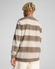 Immagine di PUMA - FELPA GIROCOLLO A RIGHE BEIGE E MARRONE CLASS STRIPED AOP - DA UOMO, 684647-93