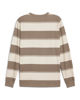 Immagine di PUMA - FELPA GIROCOLLO A RIGHE BEIGE E MARRONE CLASS STRIPED AOP - DA UOMO, 684647-93