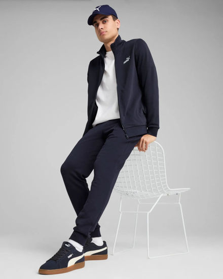Immagine di PUMA - TUTA COMPLETA FULL ZIP BLU ESSENTIAL SWEAT SUIT - DA UOMO, 684848-16