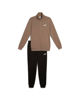 Immagine di PUMA - TUTA COMPLETA FULL ZIP MARRONE  E NERA  ESSENTIAL SWEAT SUIT - DA UOMO, 684848-93