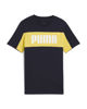 Immagine di PUMA - T-SHIRT JUNIOR ( 7-16 ANNI) MEZZA MANICA BLU E GIALLA ESSENTIAL BLOCK TEE, 685818-16