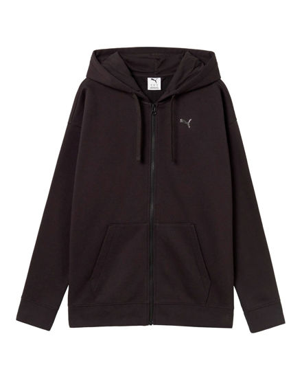 Immagine di PUMA - FELPA CON CAPPUCCIO NERA GRAPHIC FLOWERED RELAXED - DA DONNA, 693425-01