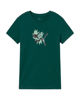 Immagine di PUMA - T-SHIRT MEZZA MANICA VERDE GRAPHIC FLOWERED CAT DA DONNA, 693299-75
