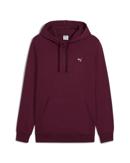 Immagine di PUMA - FELPA CON CAPPUCCIO BORDEAUX  ESSENTIAL N.1 LOGO HD - DA UOMO, 688254-96