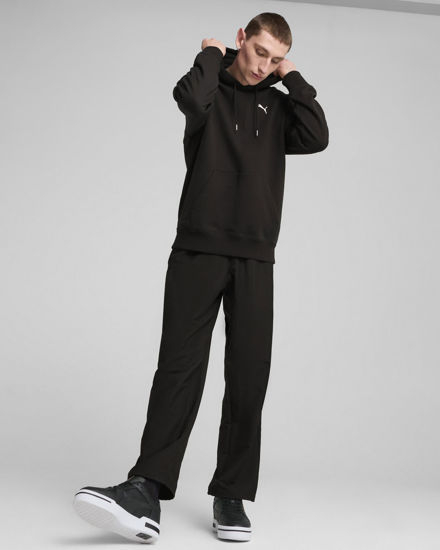 Immagine di PUMA - PANTALONE NERO  WARDROBE ESSENTIAL RELAXED STRAIGHT DA UOMO, 682644-17