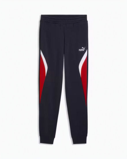 Immagine di PUMA - PANTALONE ESSENTIAL BLOCK TR CL BLU E ROSSO DA UOMO, 691700-86
