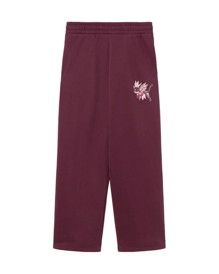 Immagine di PUMA - PANTALONE TUTA BORDEAUX ESSENTIAL SMALL N.1 LOGO  DA DONNA, 682428-02