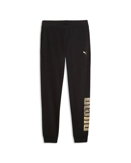 Immagine di PUMA - PANTALONE NERO ESSENTIAL LOGO LAB METALLIC  DA DONNA , 691831-01