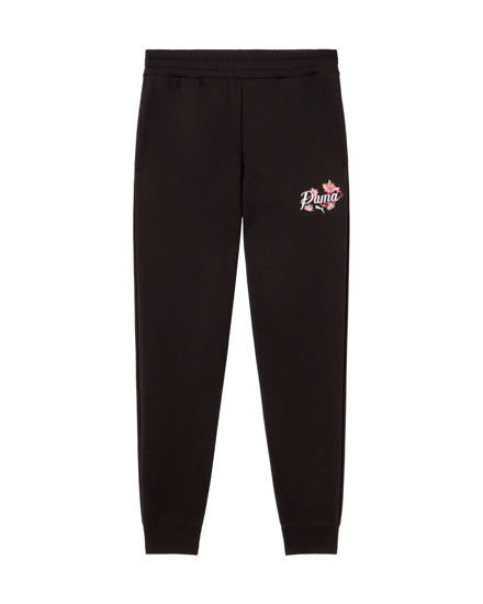 Immagine di PUMA - PANTALONE NERO ESSENTIAL FLORAL GRAPHIC SWEATPANTS  DA DONNA , 694487-01