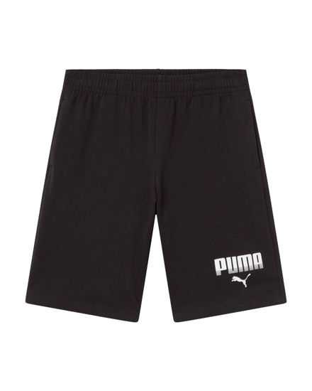 Immagine di PUMA -SHORT JUNIOR ( 7-16ANNI)  NERO ESSENTIAL GRAPHIC JERSEY 10", 694952-01