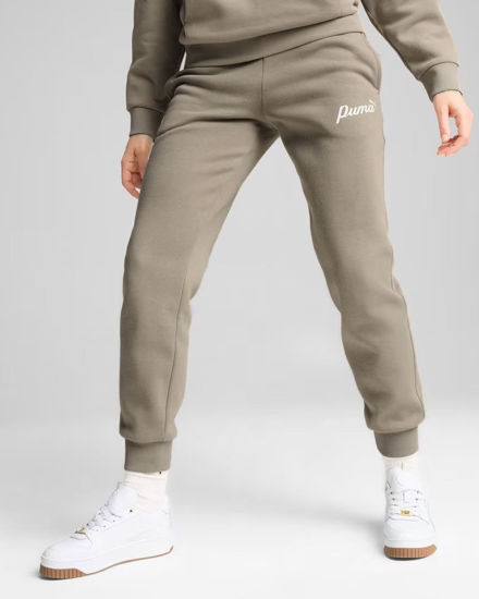 Immagine di PUMA - PANTALONE TUTA TAUPE ESSENTIAL+ SCRIPT FL DA DONNA,  681536-67