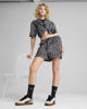 Immagine di PUMA -SHORT NERO E GRIGIO LEO LUXE A-LINE AOP 3"  DA DONNA,  632341-01