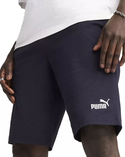 Immagine di PUMA - SHORT BLU ESSENTIAL N. 1 LOGO JSY 10" DA UOMO,  682600-16