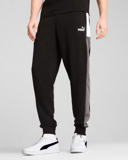 Immagine di PUMA - PANTALONE TUTA  NERO ESSENTIAL BLOCK SWEAT DA UOMO,  684689-01