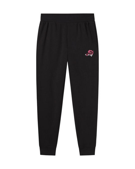 Immagine di PUMA - PANTALONE TUTA NERO ESSENTIAL FLORAL SWEATPANTS  DA DONNA,  689042-01