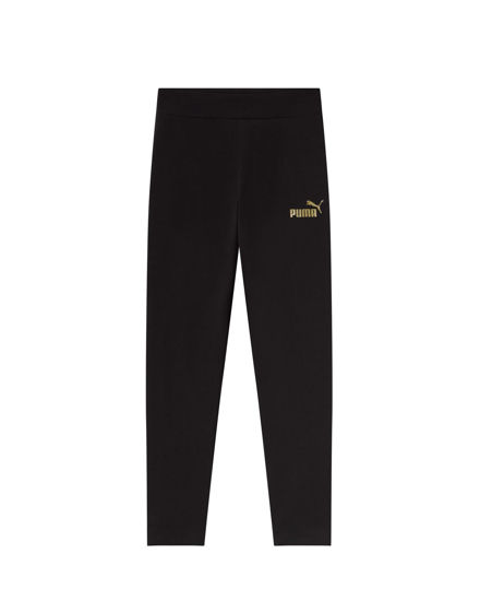 Immagine di PUMA -LEGGINGS NERO JUNIOR ( 5-16 ANNI)  ESSENTIAL + GLITTER LOGO,   682111-51