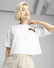 Immagine di PUMA - T-SHIRT MEZZA MANICA BIANCA  LOEPARDATA UXE OVERSIZED SHORT  DA DONNA, 632337-02