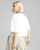 Immagine di PUMA - T-SHIRT MEZZA MANICA BIANCA  LOEPARDATA UXE OVERSIZED SHORT  DA DONNA, 632337-02