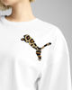 Immagine di PUMA - T-SHIRT MEZZA MANICA BIANCA  LOEPARDATA UXE OVERSIZED SHORT  DA DONNA, 632337-02