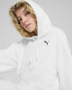 Immagine di PUMA - FELPA CON CAPPUCCIO  BIANCA  WARDROBE ESSENTIAL RELAXED CROP DA DONNA , 629746-02