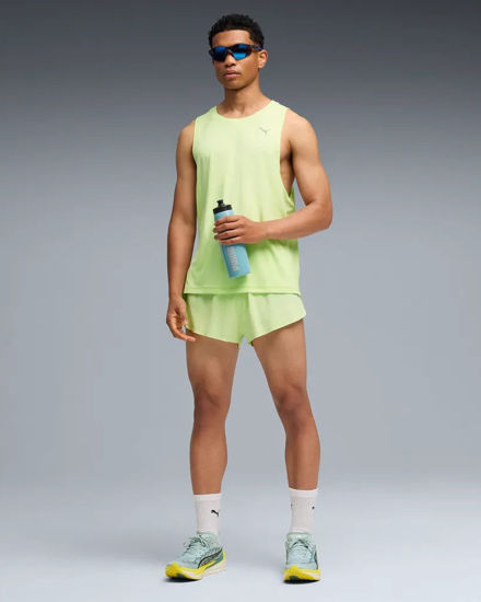 Immagine di PUMA - CANOTTA GIALLA FLUO  RUN VELOCITY TANK (POLY) DA UOMO, 526595-38