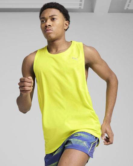 Immagine di PUMA - CANOTTA GIALLA  RUN VELOCITY TANK (POLY) DA UOMO, 526595-39