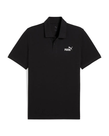 Immagine di PUMA - POLO NERA ESSENTIAL N.1 LOGO PIQUE TU DA UOMO - 682552-01
