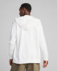 Immagine di PUMA - FELPA CON CAPPUCCIO FULL ZIP BIANCA ESSENTIAL 2 COLOR SMALL N.1  DA DONNA , 684721-02
