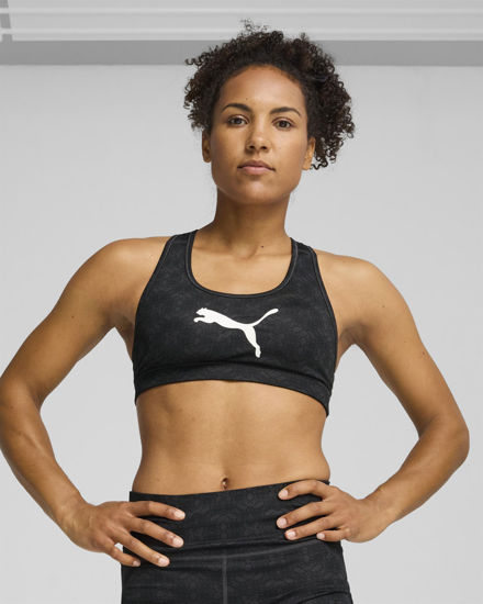 Immagine di PUMA -REGGISENO SPORTIVO NERO 4KEEPS BRA DA DONNA, 526961-11