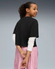 Immagine di PUMA -T- SHIRT JUNIOR ( 7-16 ANNI) MEZZA MANICA NERA ESSENTIAL 2 COLOR N. 1 LOGO, 686071-51