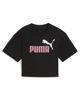 Immagine di PUMA -T- SHIRT JUNIOR ( 7-16 ANNI) MEZZA MANICA NERA ESSENTIAL 2 COLOR N. 1 LOGO, 686071-51