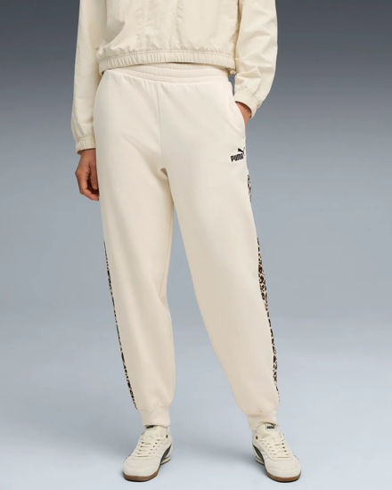 Immagine di PUMA - PANTALONE  PANNA CON BANDE LEOPARDATE ESSENTIAL GRAPHIC ANIMAL COMFORT DA DONNA, 688086-87