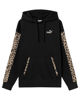 Immagine di PUMA - FELPA CON CAPPUCCIO NERA LEOPARDATA ESSENTIAL GRAPHIC ANIMAL COMFORT DA DONNA , 688084-51