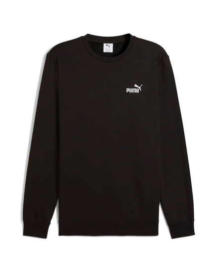 Immagine di PUMA - FELPA  NERA ESSENTIAL SMALL N.1 LOGO CREW FL  DA UOMO, 682562-01