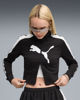 Immagine di PUMA - FELPA FULL ZIP CORTA NERA  FUTURE ARCHIVE T7 SLIM CROP DA DONNA, 632123-01