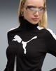Immagine di PUMA - FELPA FULL ZIP CORTA NERA  FUTURE ARCHIVE T7 SLIM CROP DA DONNA, 632123-01