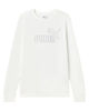 Immagine di PUMA -FELPA BIANCA ESSENTIAL RHINESTONE  DA DONNA,   693542-02